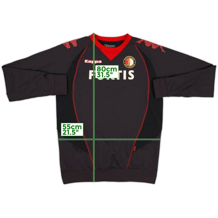 2008-09 Feyenoord Kappa Sweat Top - 8/10 - (L)