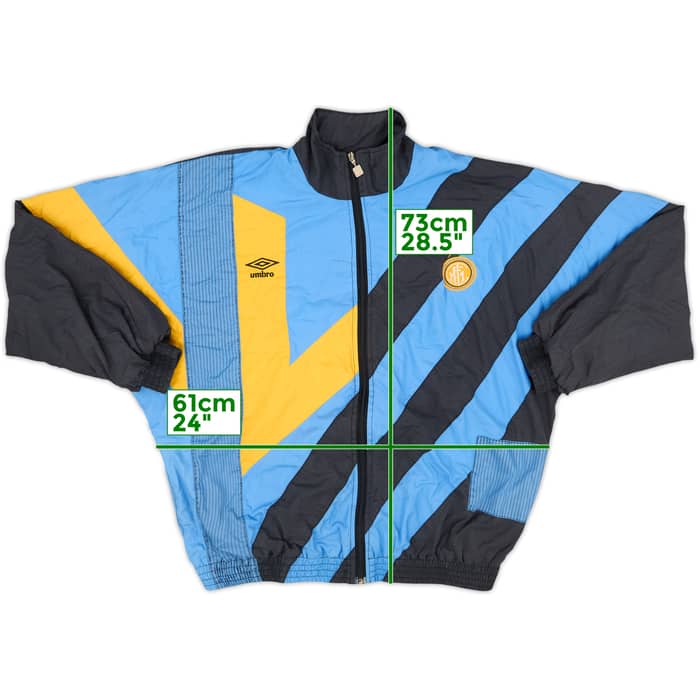 1992-93 Inter Milan Umbro Track Jacket - 8/10 - (M)
