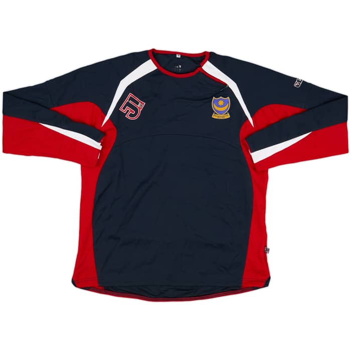 2005-07 Portsmouth Jako 1/4 Zip Drill Top - 8/10 - (M/L)