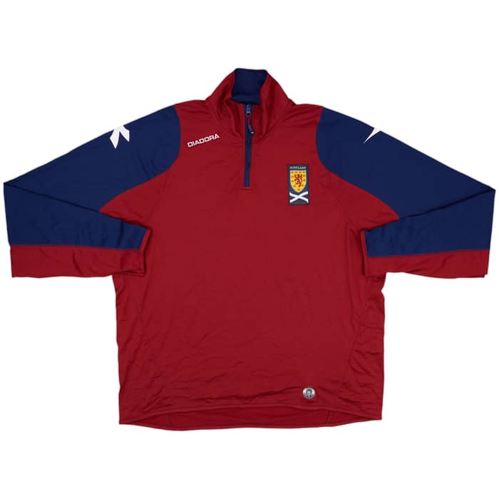 2007-08 Scotland Diadora Track Jacket - 8/10 - (XXL)