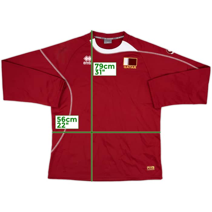 2012-13 Qatar Volleyball Player Issue Errea Sweat Top - 8/10 - (XL)