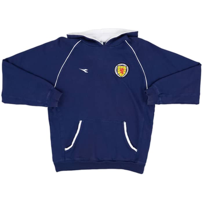 2005-06 Scotland Diadora Hooded Top - 8/10 - (S)