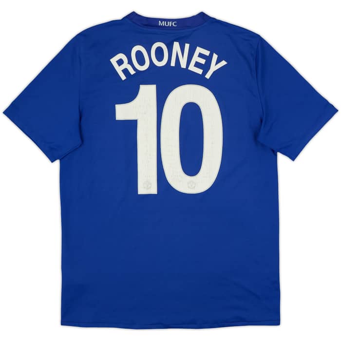 Camiseta de la tercera equipación del Manchester United 2008-09 Rooney #10 - 5/10 - (M)