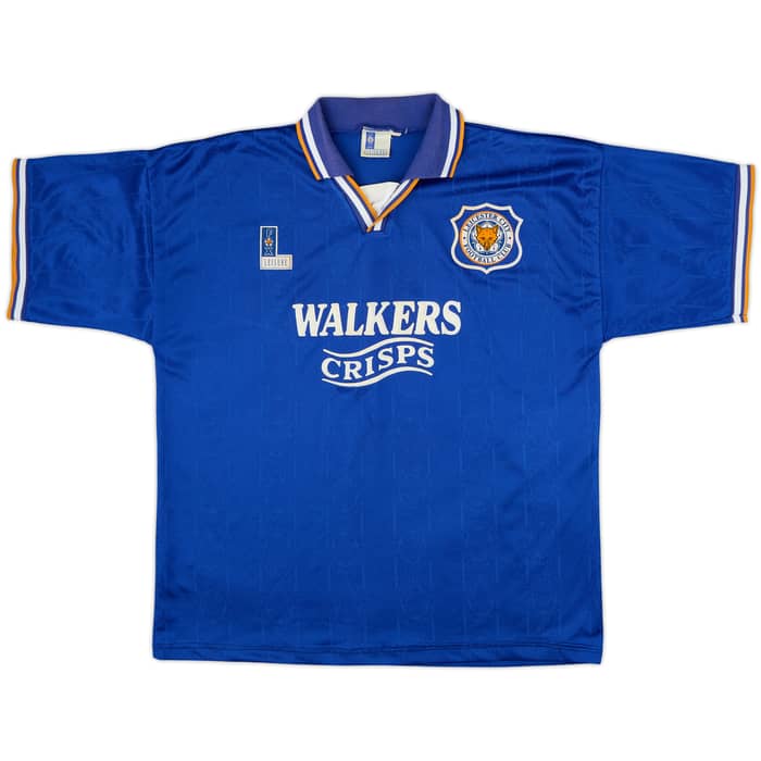 1994-96 Leicester Camiseta Local - 8/10 - (XL)