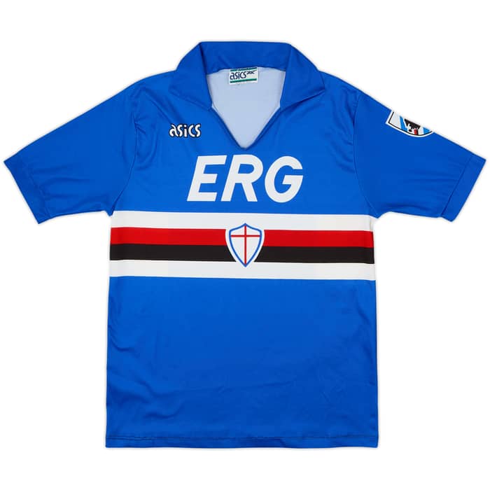 1990-92 Sampdoria Home Shirt - 6/10 - (M)