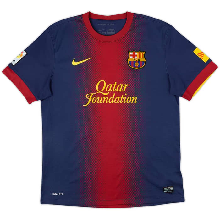 2012-13 Barcelona Home Shirt Messi #10 - 8/10 - (M)