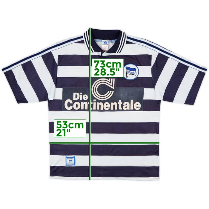 1997-98 Hertha Berlin Home Shirt - 8/10 - (M)