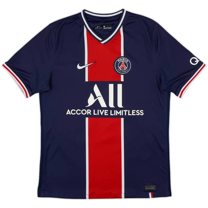 2020-21 Paris Saint-Germain Home Shirt Neymar Jr #10 - 7/10 - (M)
