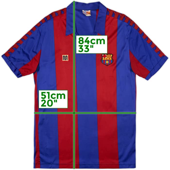 1984-89 Barcelona Camiseta de local - 8/10 - (XL)