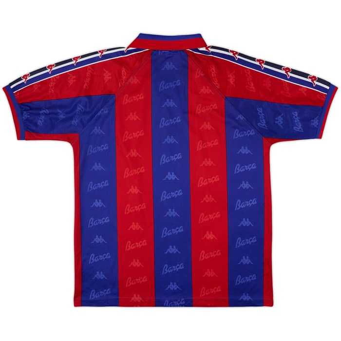 1995-97 Barcelona Home Shirt - 8/10 - (L)