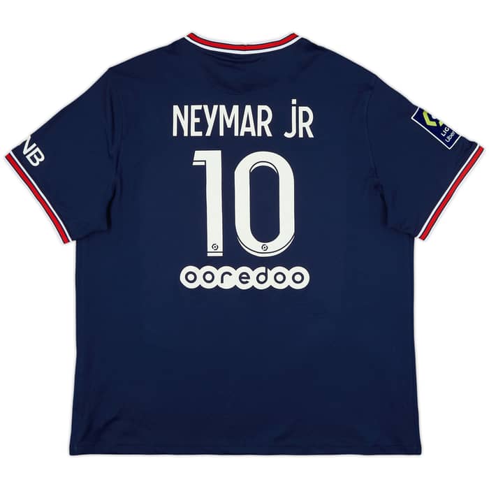 2021-22 Paris Saint-Germain Home Shirt Neymar Jr #10 - 8/10 - (XXL)