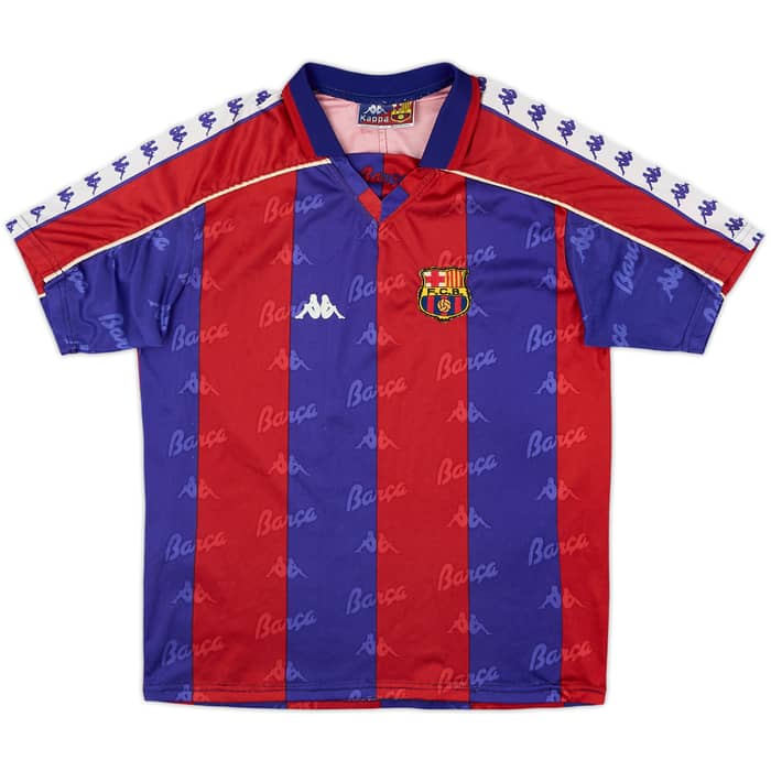 1992-95 Barcelona Home Shirt - 8/10 - (L)
