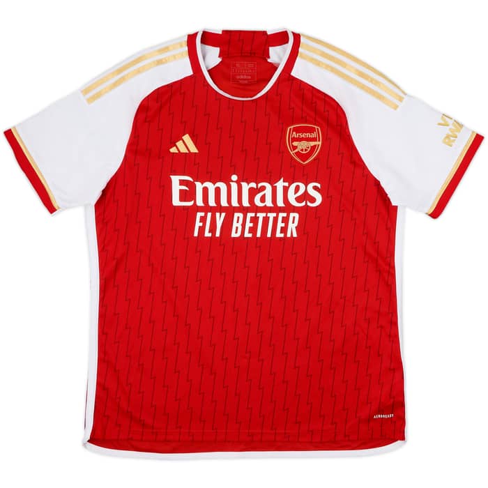2023-24 Arsenal Home Shirt Saka #7 - 8/10 - (XL)