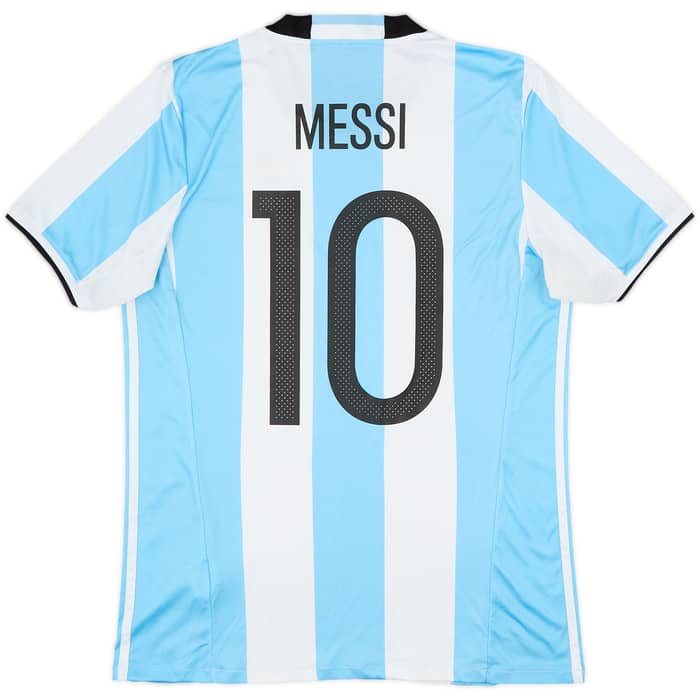 2016-17 Argentina Home Shirt Messi #10 - 7/10 - (M)