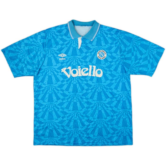 1991-93 Napoli Home Shirt - 7/10 - (XL)