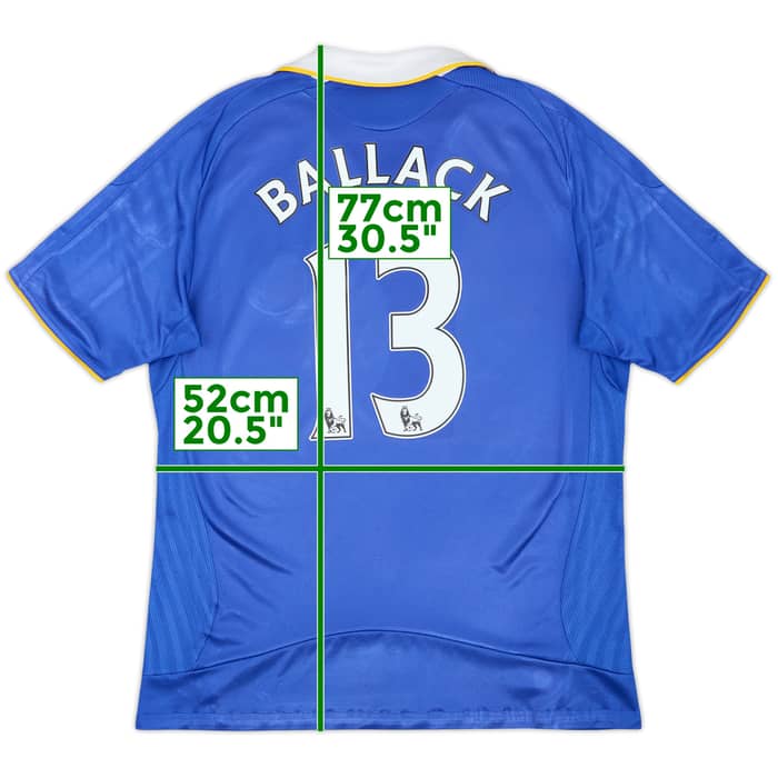 2008-09 Chelsea Local Camiseta Ballack #13 - 5/10 - (M)