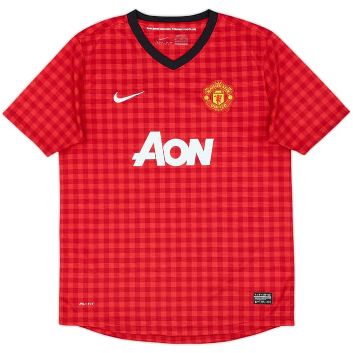 2012-13 Manchester United Home Shirt Rooney #10 - 8/10 - (15-16 Years)