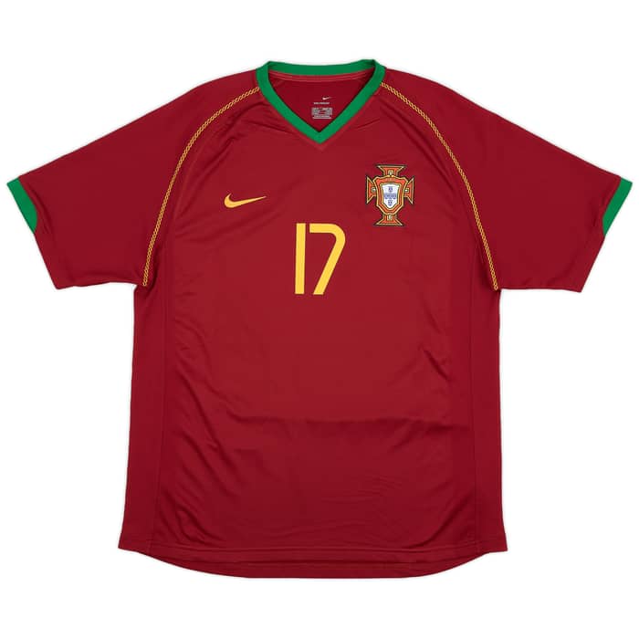 2006-08 Portugal Home Shirt C.Ronaldo #17