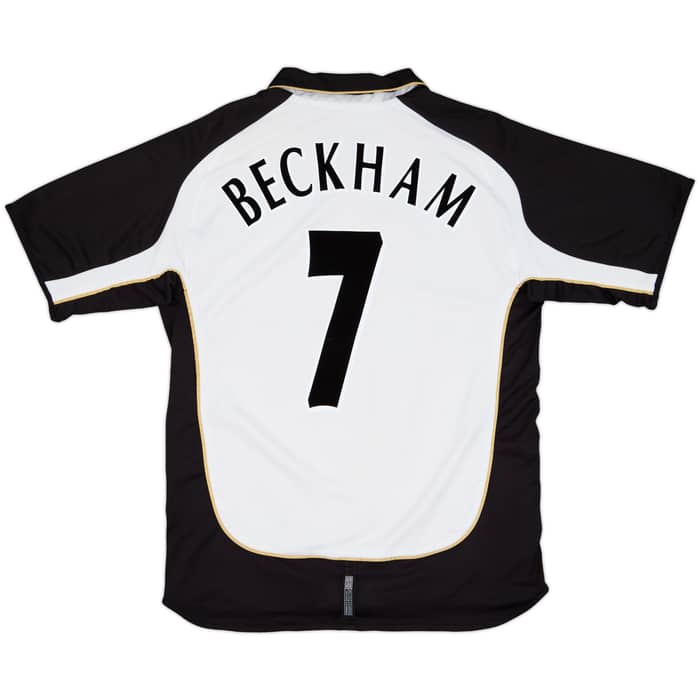 2001-02 Manchester United Centenary Away/Third Shirt Beckham #7 - 5/10 - (L)