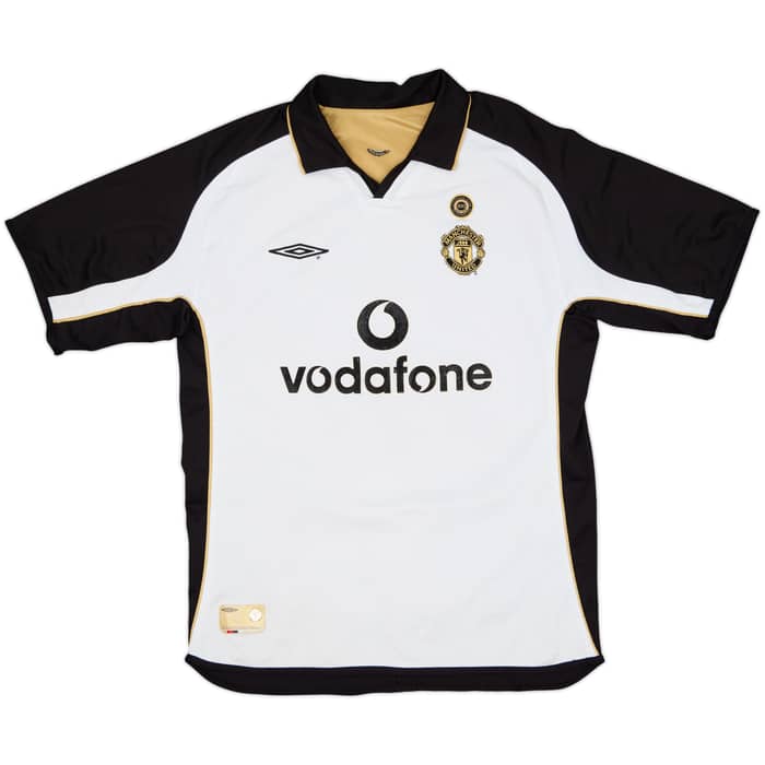 2001-02 Manchester United Centenary Away/Third Shirt Beckham #7 - 5/10 - (L)