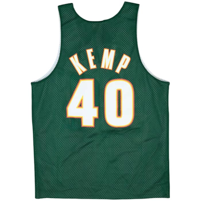 1996 Seattle SuperSonics/NBA All-Star Kemp #40 Mitchell & Ness Reversible Jersey (S)