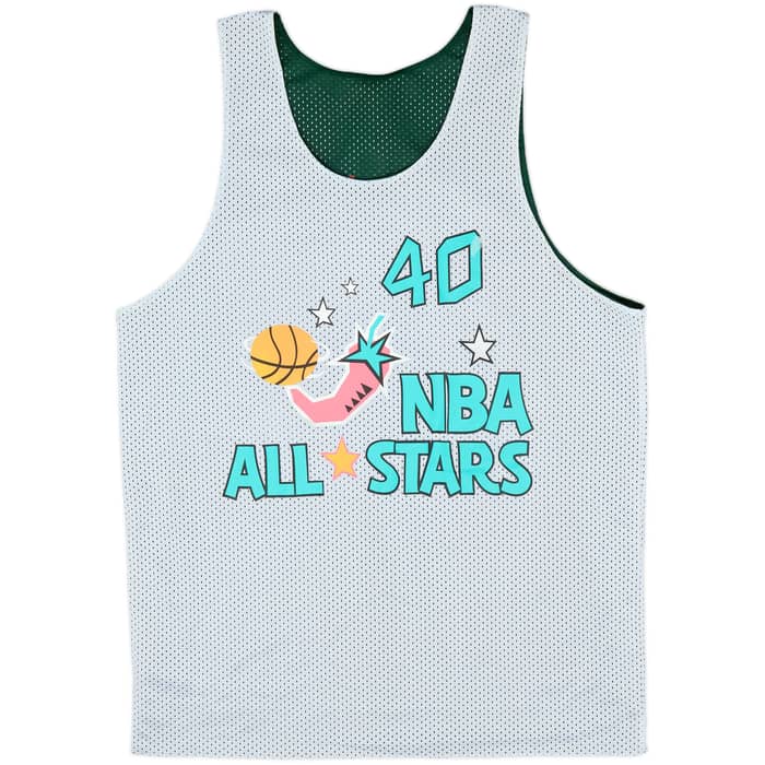 1996 Seattle SuperSonics/NBA All-Star Kemp #40 Mitchell & Ness Reversible Jersey (S)