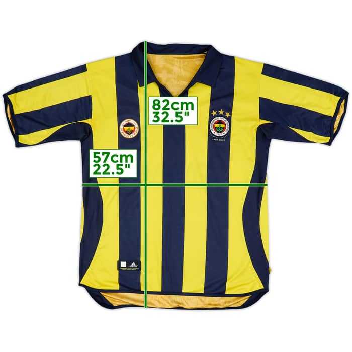 2006-07 Fenerbahce Centenary Home/Away Shirt - 5/10 - (L)