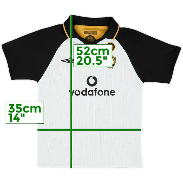 2001-02 Manchester United Centenary Away/Third Shirt - 9/10 - (4-5 Years)