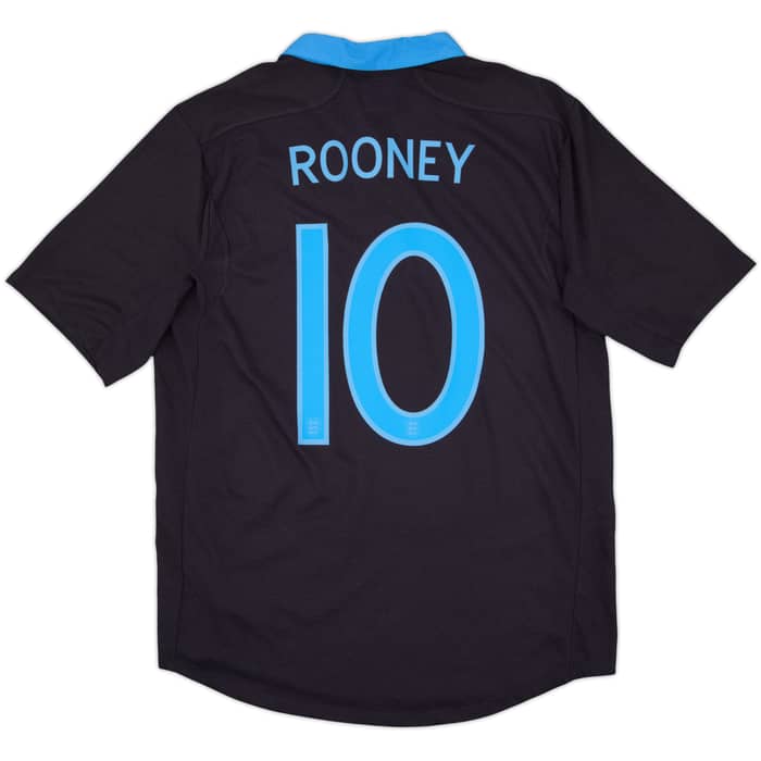 2011-12 England Away Shirt Rooney #10 - 8/10 - (L)