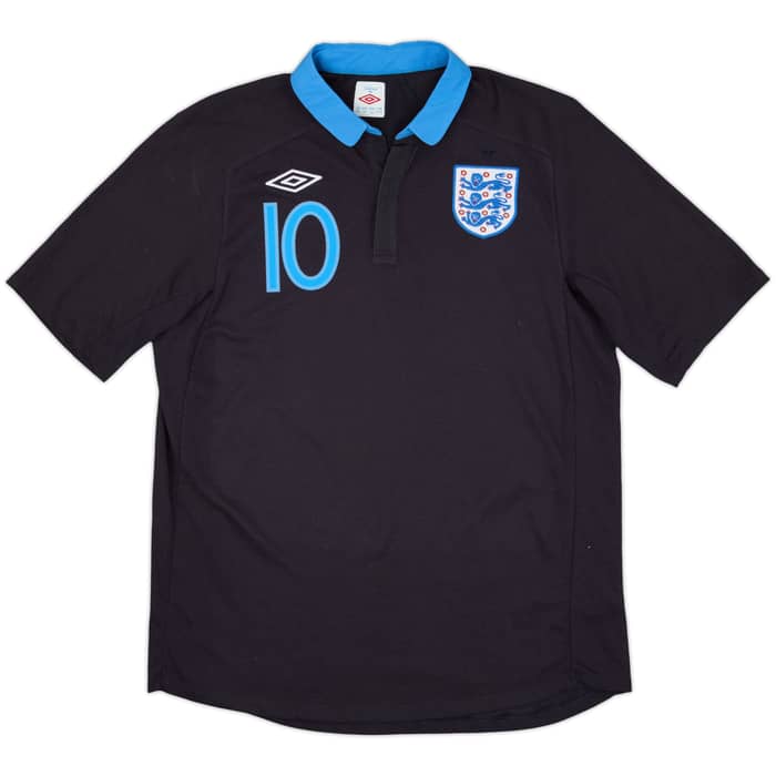 2011-12 England Away Shirt Rooney #10 - 8/10 - (L)