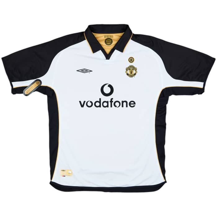 2001-02 Manchester United Centenary Away/Third Shirt Beckham #7 (XL)