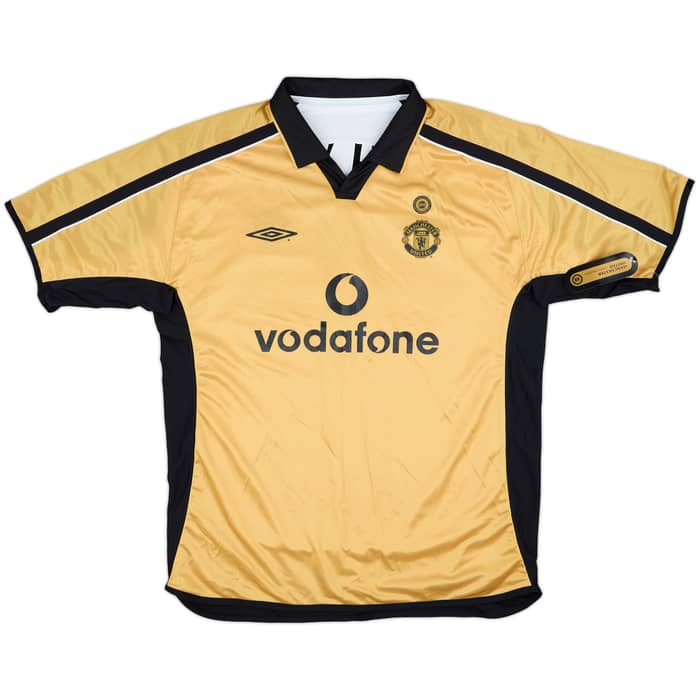 2001-02 Manchester United Centenary Away/Third Shirt Beckham #7 (XL)