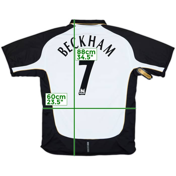 2001-02 Manchester United Centenary Away/Third Shirt Beckham #7 (XL)