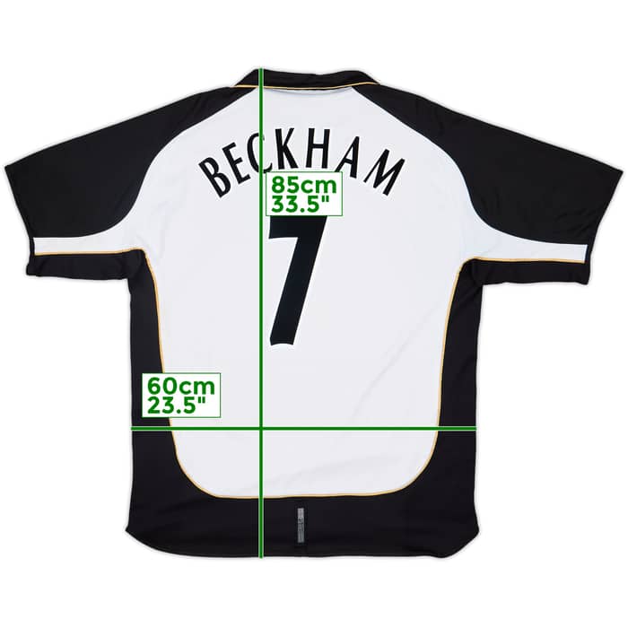 2001-02 Manchester United Centenary Away/Third Shirt Beckham #7 - 5/10 - (XXL)