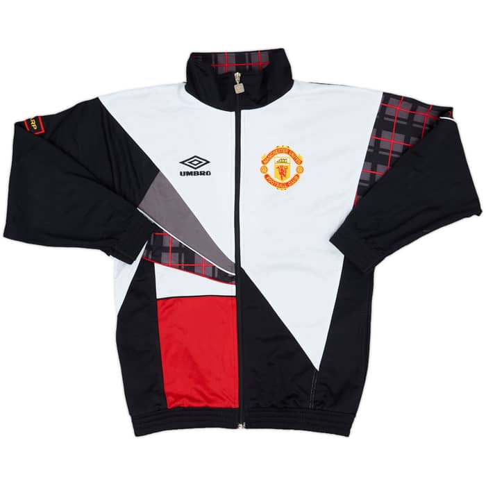 1992-93 Manchester United Umbro Tracksuit - 8/10 - (Y)