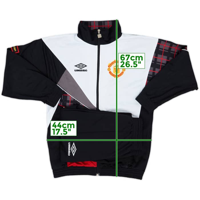 1992-93 Manchester United Umbro Tracksuit - 8/10 - (Y)