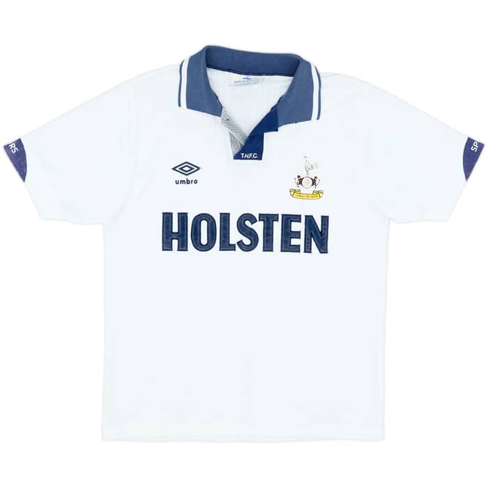 1991-93 Tottenham Home Full Kit - 5/10 - (S)