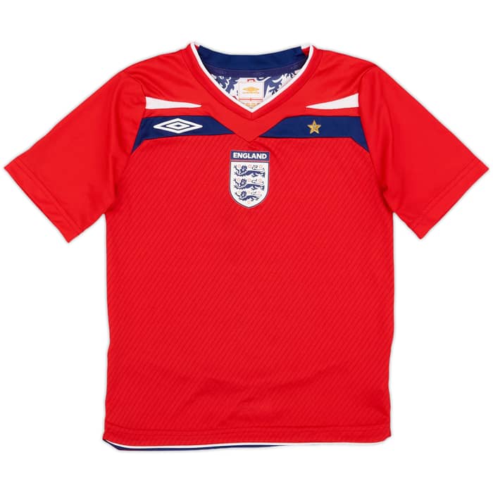 2008-10 England Away Shirt & Shorts - 8/10 - (6-7 Years)