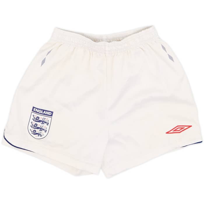 2008-10 England Away Shirt & Shorts - 8/10 - (6-7 Years)