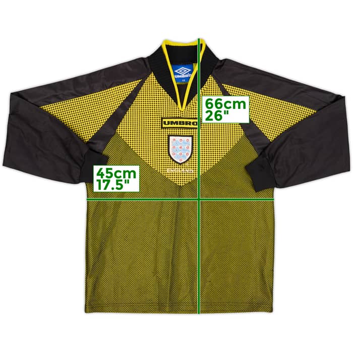 1998-99 England GK Shirt & Shorts - 9/10 - (L.Boys)