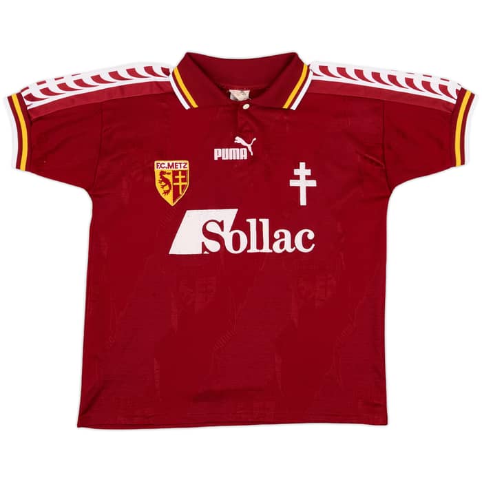 1996-97 Metz Home Shirt & Shorts - 9/10 - (S)