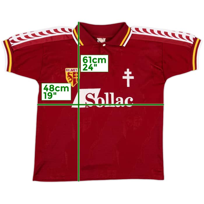 1996-97 Metz Home Shirt & Shorts - 9/10 - (S)