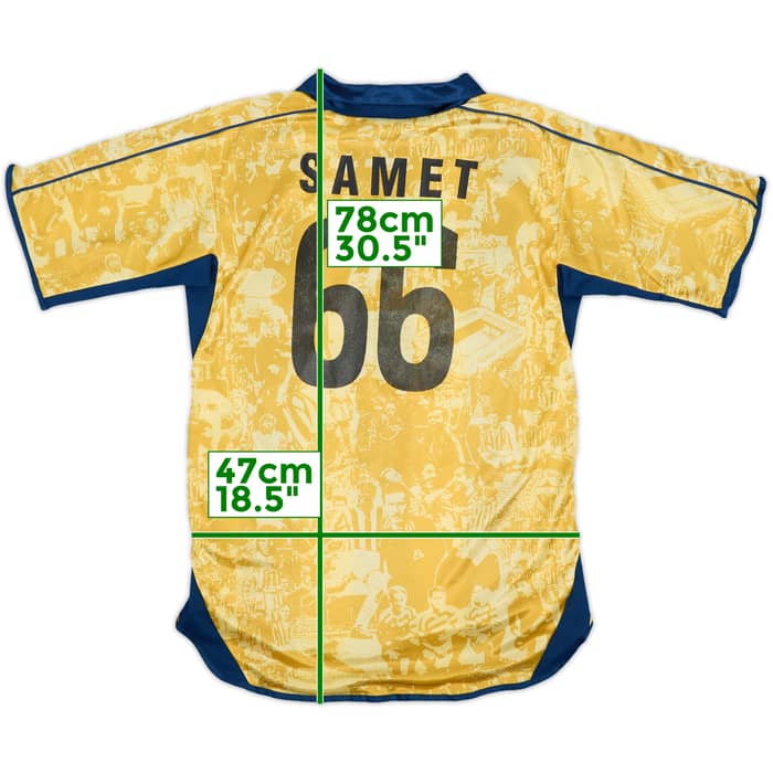 2006-07 Fenerbahce Centenary Away Shirt Samet #66 - 6/10 - (M)
