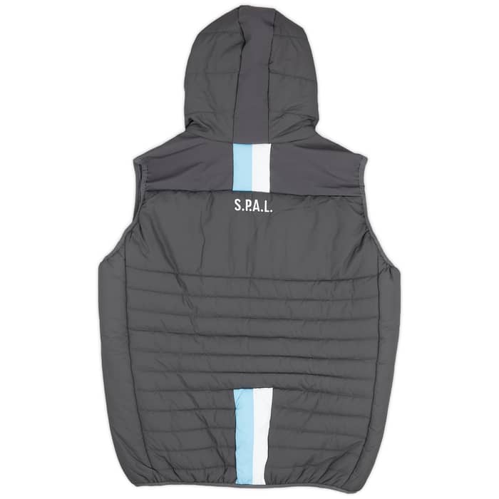 2019-20 SPAL Macron Hooded Padded Gilet - 9/10 - (S)