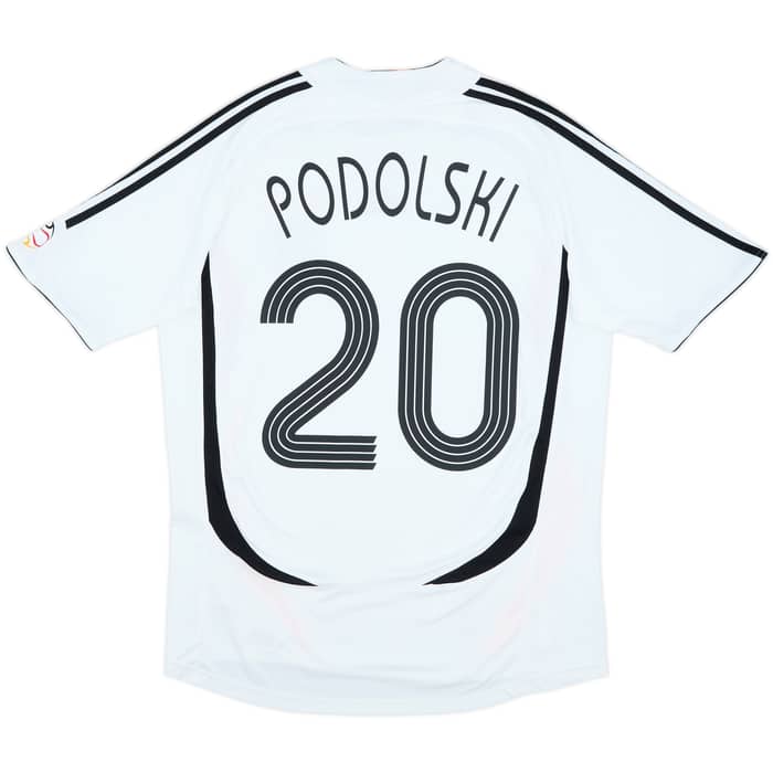 2005-07 Germany Home Shirt Podolski #20 - 8/10 - (M)