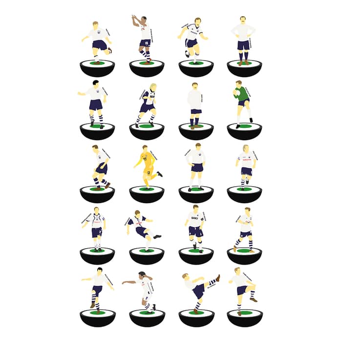 1883-2020 Preston Subbuteo A3 Print/Poster