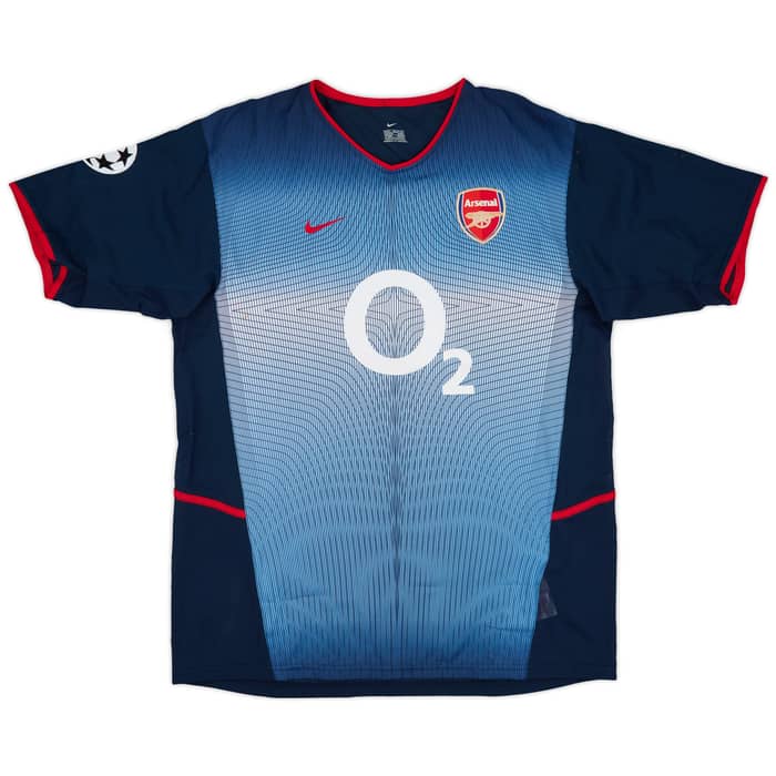 2002-03 Arsenal Match Issue Champions League Away Shirt Pires #7