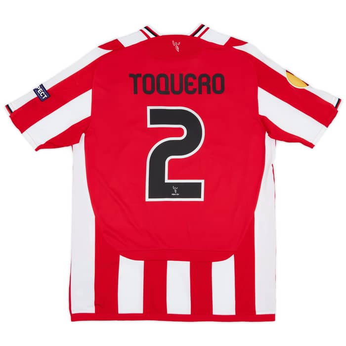 2009-10 Athletic Bilbao Match Worn Europa League Home Shirt Toquero #2