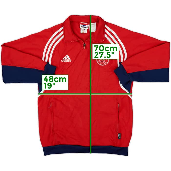 2000-01 Ajax adidas 1/4 Zip Drill Top - 6/10 - (XL.Boys)