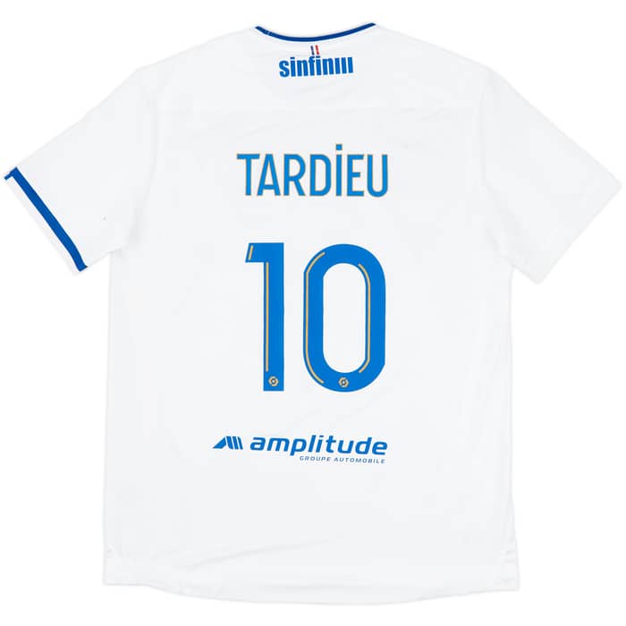 2022-23 Troyes Signed Away Shirt Tardieu #10 - 9/10 - (XL)